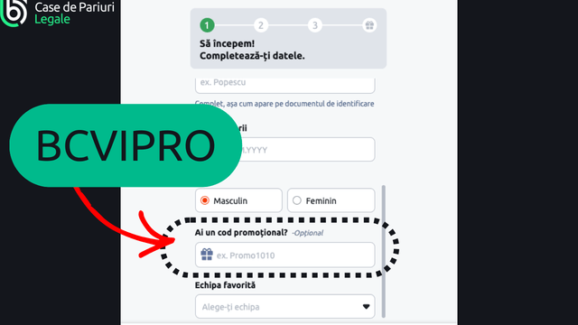 cod promoțional betano înregistrare